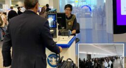 ICE agents scanning IDs at LaGuardia Airportâs long TSA linesÂ 